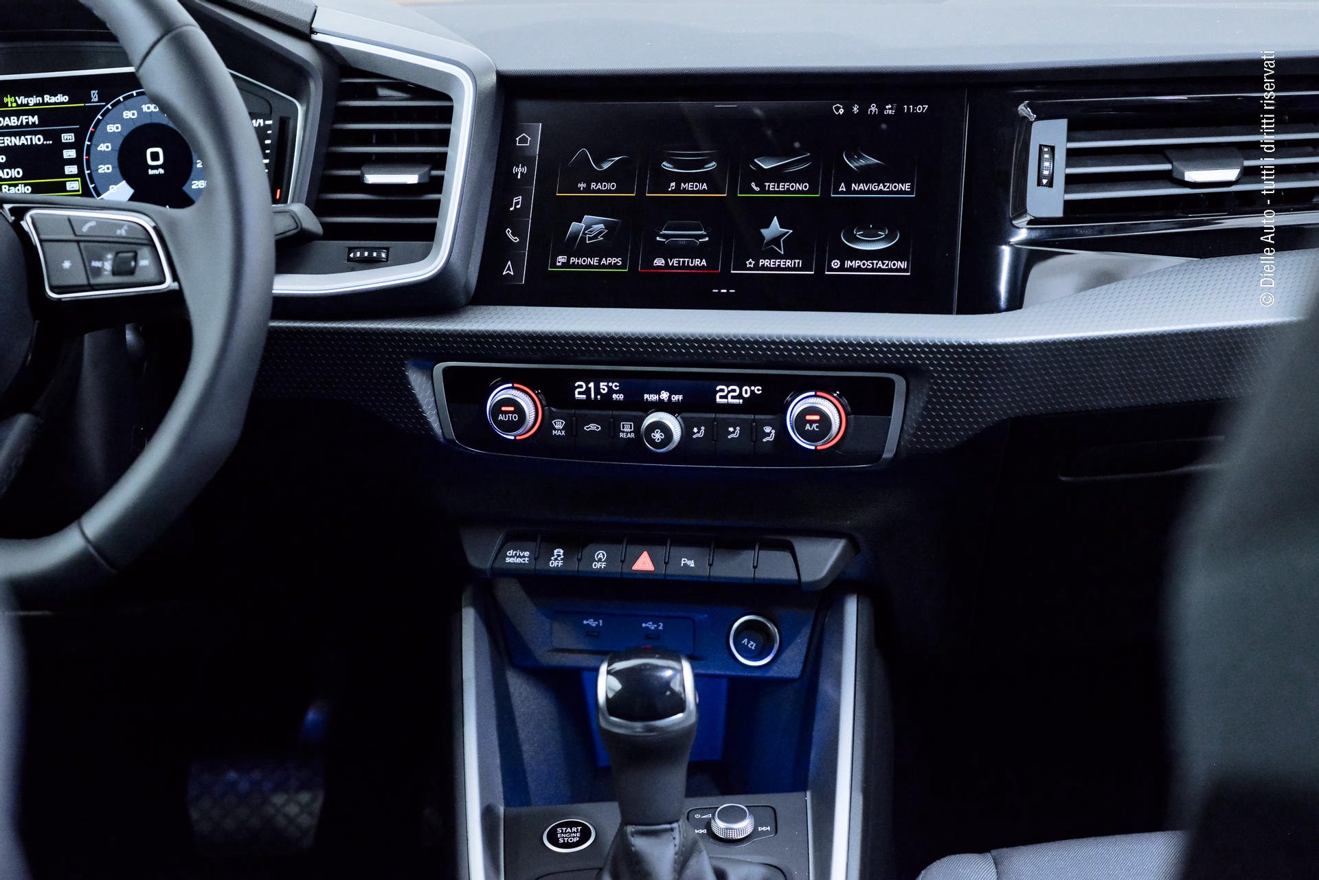 Audi A1 Sportback 30 1.0 tfsi Identity Black 116cv s-tronic