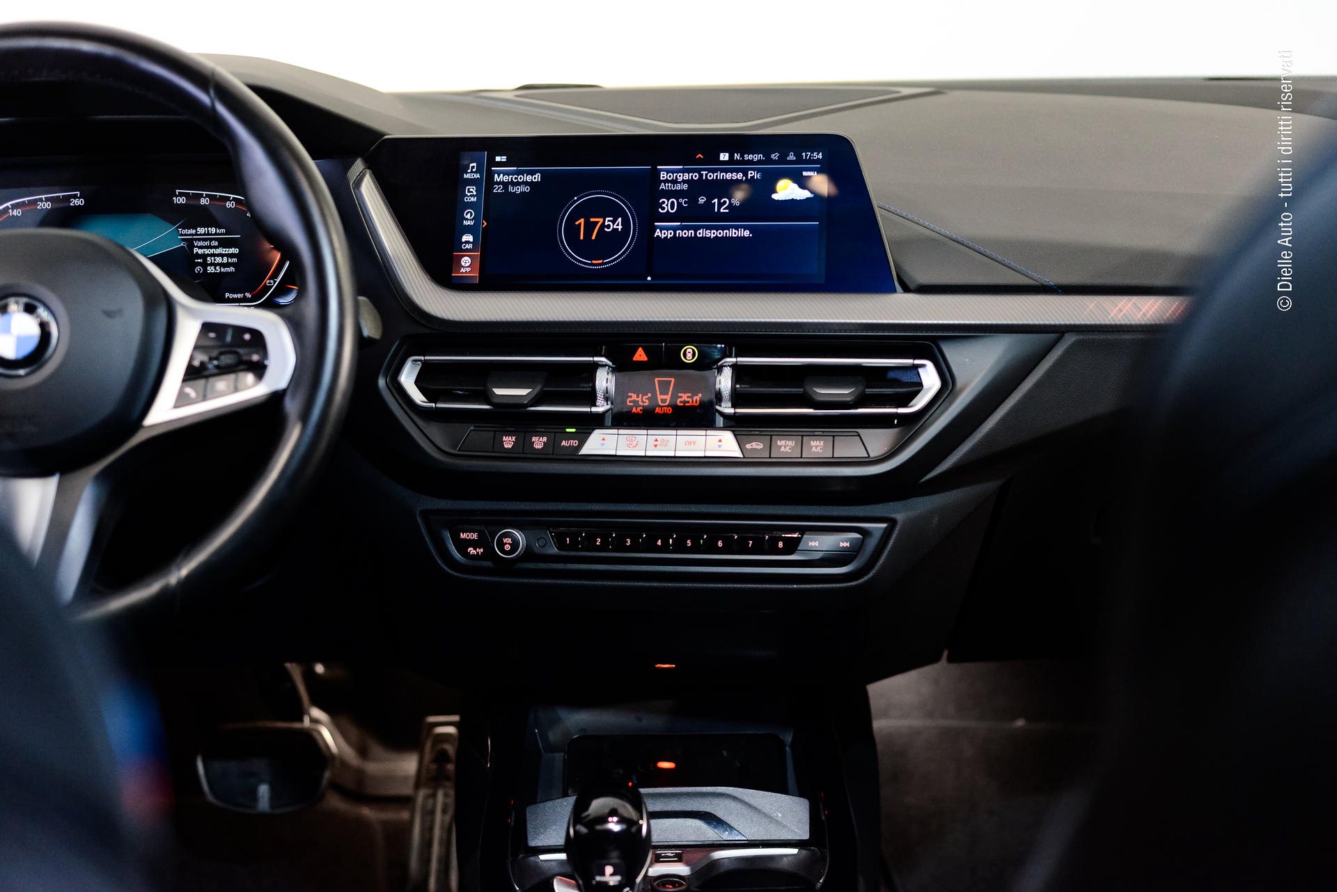 Bmw 118i Msport 136cv auto STEPTRONIC TETTO APRIBILE e CERCHI 19